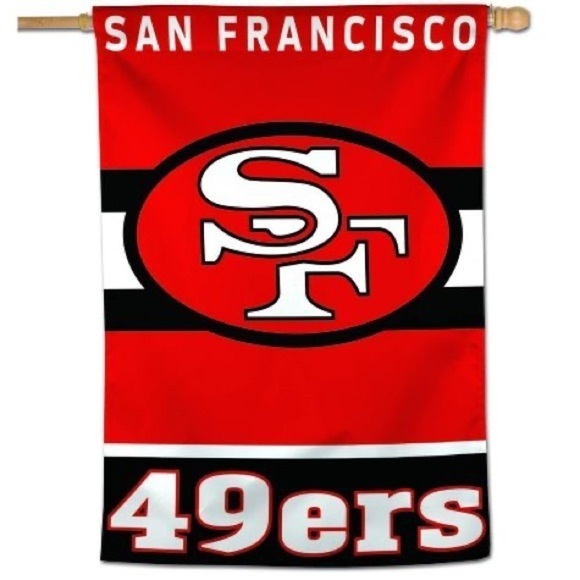 NFL San Francisco 49ers 28"x40" Retro Banner Flag Outdoor Decor - Picture 3 of 7